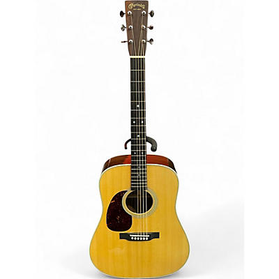 Used Martin D28 Left Handed Natural Acoustic Guitar