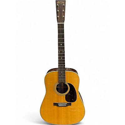 Used Martin D28 Natural Acoustic Guitar