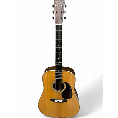 Martin Used Martin D28 natural Acoustic Guitar