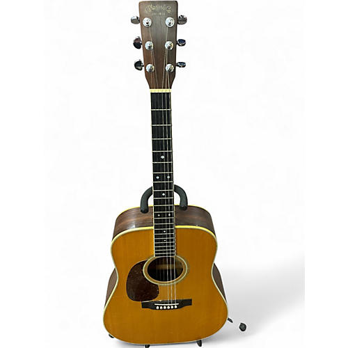 Used Martin D35 Left Handed Natural Acoustic Guitar Natural