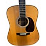 Used Martin D35 Natural Acoustic Guitar Natural