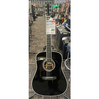 Martin Used Martin D35JC Johnny Cash Black Acoustic Guitar