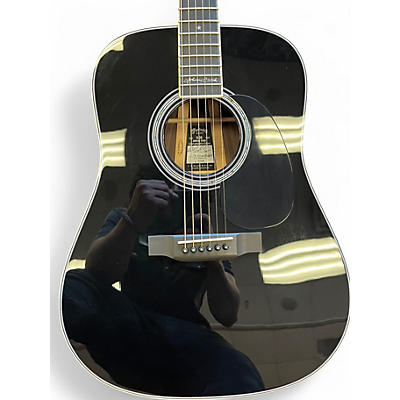 Used Martin D35JC Johnny Cash Black Acoustic Guitar
