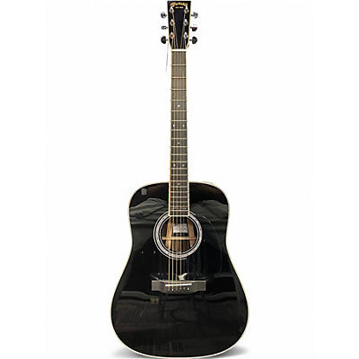 Used Martin D35JC Johnny Cash Black Acoustic Guitar