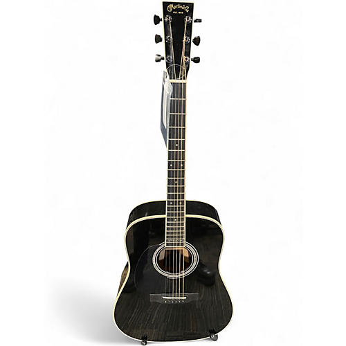 Used Martin D35JC Johnny Cash Left Handed Black Acoustic Guitar Black