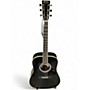 Used Martin D35JC Johnny Cash Left Handed Black Acoustic Guitar Black
