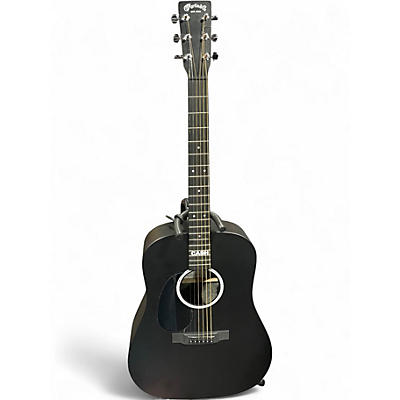 Used Martin D35JC Johnny Cash Left Handed Black Acoustic Guitar