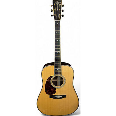 Martin Used Martin D45 Left Handed Natural Acoustic Guitar