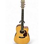 Used Martin DC-16GTE Natural Acoustic Electric Guitar Natural