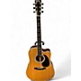 Used Martin DC AURA Natural Acoustic Electric Guitar Natural