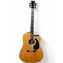 Used Martin DC AURA Natural Acoustic Electric Guitar Natural