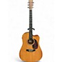 Used Martin DC16GTE Natural Acoustic Electric Guitar Natural