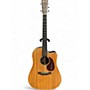 Used Martin DC16RE PREMIUM Natural Acoustic Electric Guitar Natural