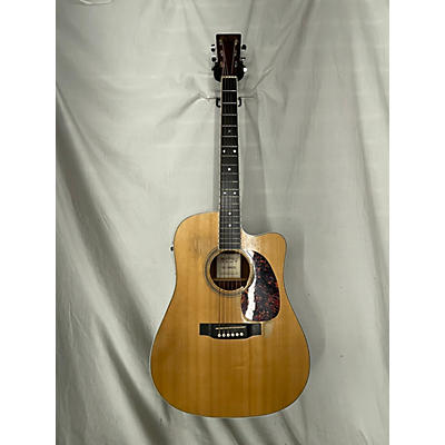 Martin Used Martin DC16RGTEAURA Natural Acoustic Electric Guitar