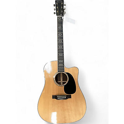 Martin Used Martin DC16RGTEAURA Natural Acoustic Electric Guitar