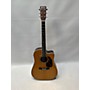 Used Martin Used Martin DC16RGTEAURA Natural Acoustic Electric Guitar Natural