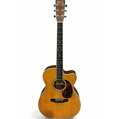 Used Martin DC16RGTEAURA Natural Acoustic Electric Guitar