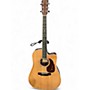 Used Martin DC16RGTEAURA Natural Acoustic Electric Guitar Natural