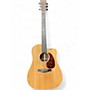 Used Martin DC18E Natural Acoustic Electric Guitar Natural