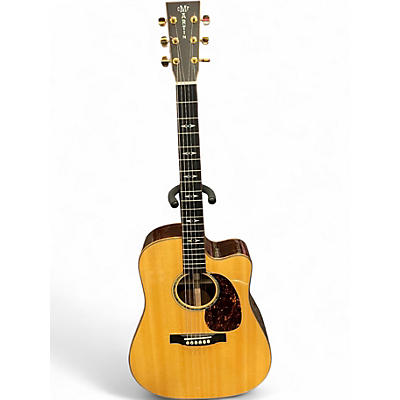 Used Martin DCPA1 Natural Acoustic Electric Guitar