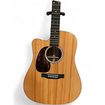 Used Martin DCPA4 Left Handed Natural Acoustic Electric Guitar