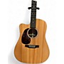Used Martin DCPA4 Left Handed Natural Acoustic Electric Guitar Natural