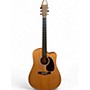 Used Martin Used Martin DCPA4 Natural Acoustic Electric Guitar Natural