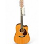 Used Martin DCPA4 Natural Acoustic Electric Guitar Natural