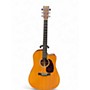 Used Martin DCPA4 Natural Acoustic Electric Guitar Natural
