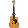 Used Martin DCPA5 Natural Acoustic Electric Guitar Natural