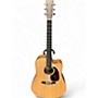 Used Martin DCPA6 Natural Acoustic Electric Guitar Natural