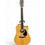 Used Martin DCRSG Natural Acoustic Electric Guitar Natural
