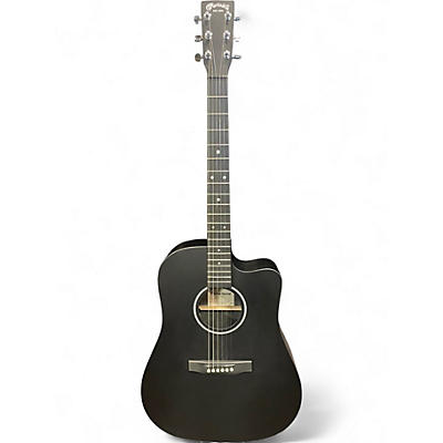 Used Martin DCX1E Flat Black Acoustic Electric Guitar