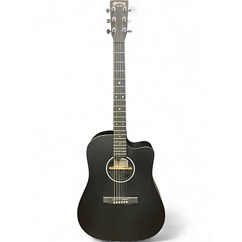 Used Martin DCX1E Flat Black Acoustic Electric Guitar Flat Black