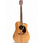 Used Martin Used Martin DCX1E Natural Acoustic Electric Guitar Natural