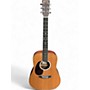 Used Martin DJRE Natural Acoustic Electric Guitar Natural