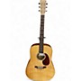 Used Martin DM Mahogany Natural Acoustic Guitar Natural