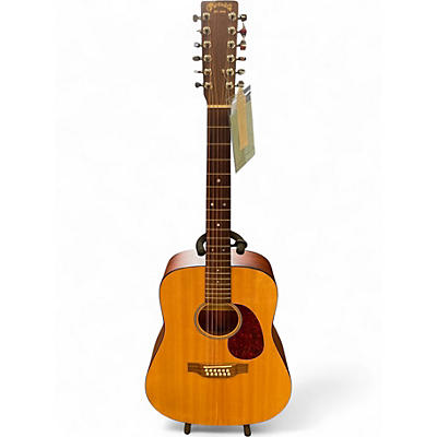 Used Martin DM12 Natural 12 String Acoustic Guitar
