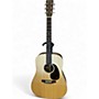 Used Martin DR Centennial Natural Acoustic Guitar Natural