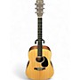 Used Martin DRS2 Natural Acoustic Electric Guitar Natural