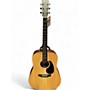Used Martin DRS2 Natural Acoustic Electric Guitar Natural