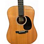Used Martin DRSGT Natural Acoustic Electric Guitar Natural