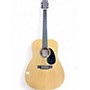 Used Martin DRSGT Natural Acoustic Electric Guitar Natural