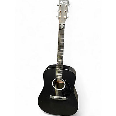 Used Martin DX JOHNNY CASH Black Acoustic Electric Guitar