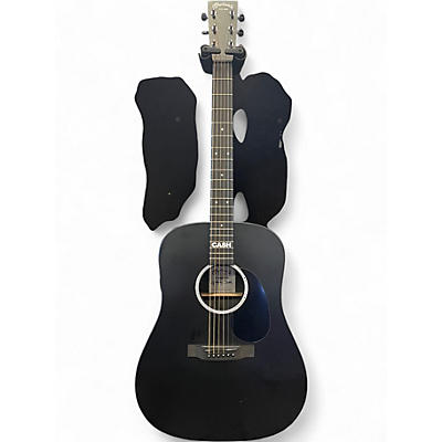 Used Martin DX JOHNNY CASH Black Acoustic Electric Guitar