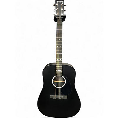 Used Martin DX JOHNNY CASH Black Acoustic Electric Guitar