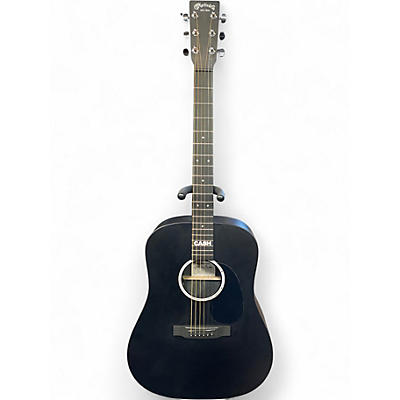 Used Martin DX JOHNNY CASH Black Acoustic Electric Guitar
