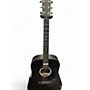 Used Martin DX JOHNNY CASH Black Acoustic Electric Guitar Black