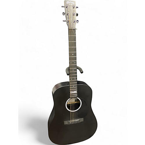 Martin Used Martin DX Johnny Cash Black Acoustic Electric Guitar Black