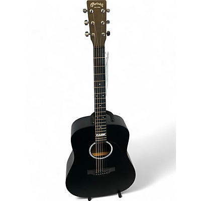 Martin Used Martin DX Johnny Cash Black Acoustic Electric Guitar